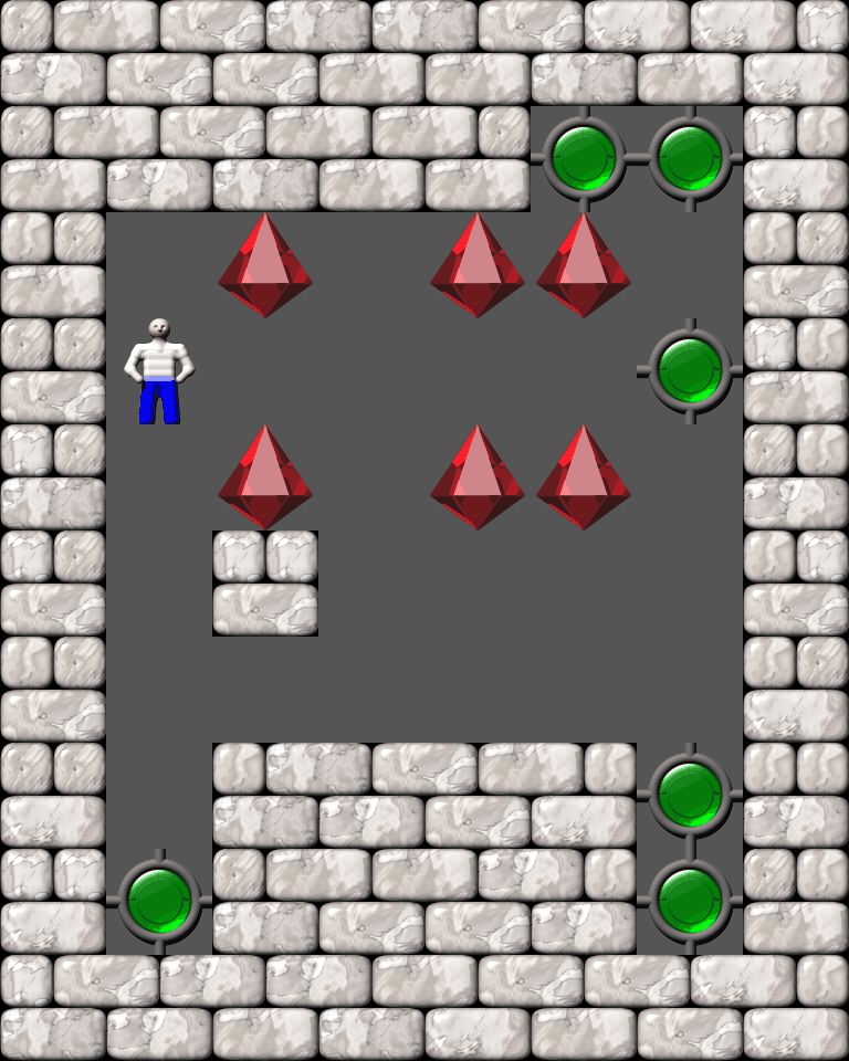 Сокобан More Bugs collections уровень 52